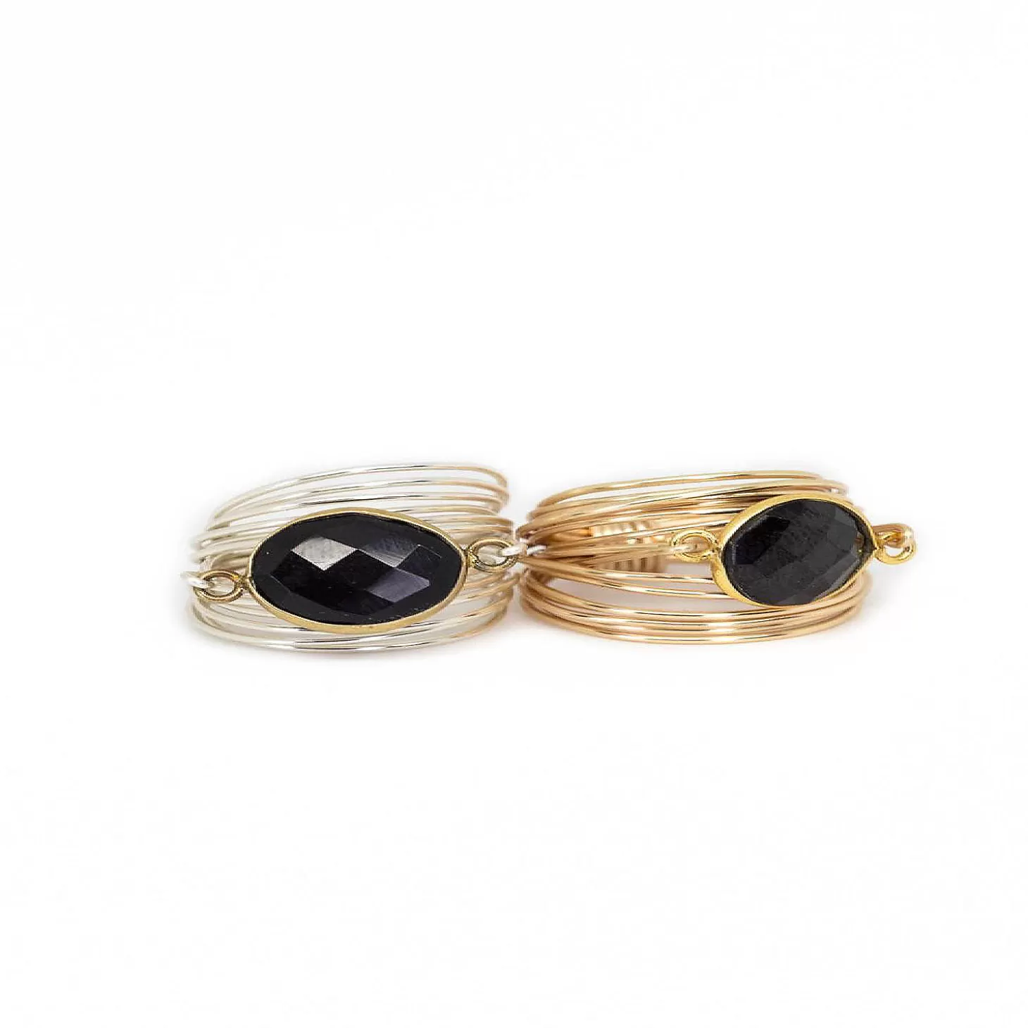 Oriental Trading A Blonde And Her Bag - Torrey Ring In Black Onyx / Size 7 / Gold Over Copper Tarnish Resistant* Rings