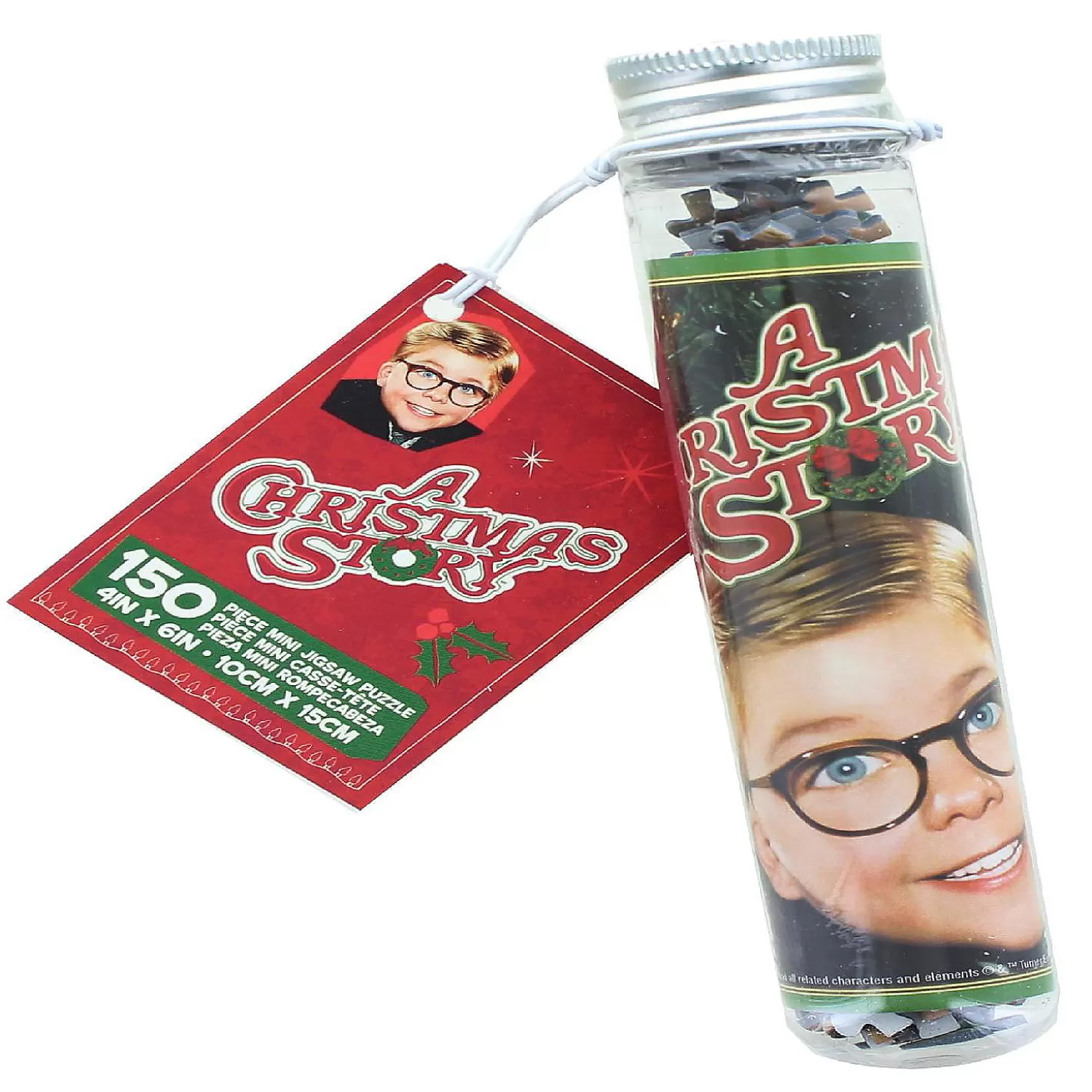 Oriental Trading A Christmas Story 150 Piece Micro Jigsaw Puzzle In Tube* Puzzles