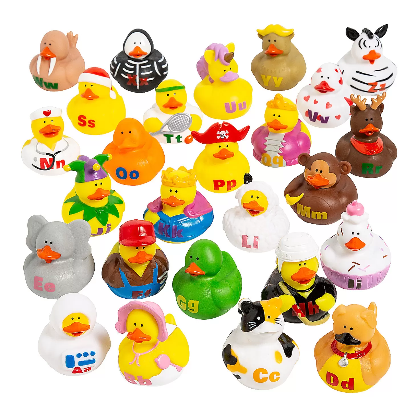 Oriental Trading Abcs Rubber Ducks - 26 Pc.* Rubber Duckies