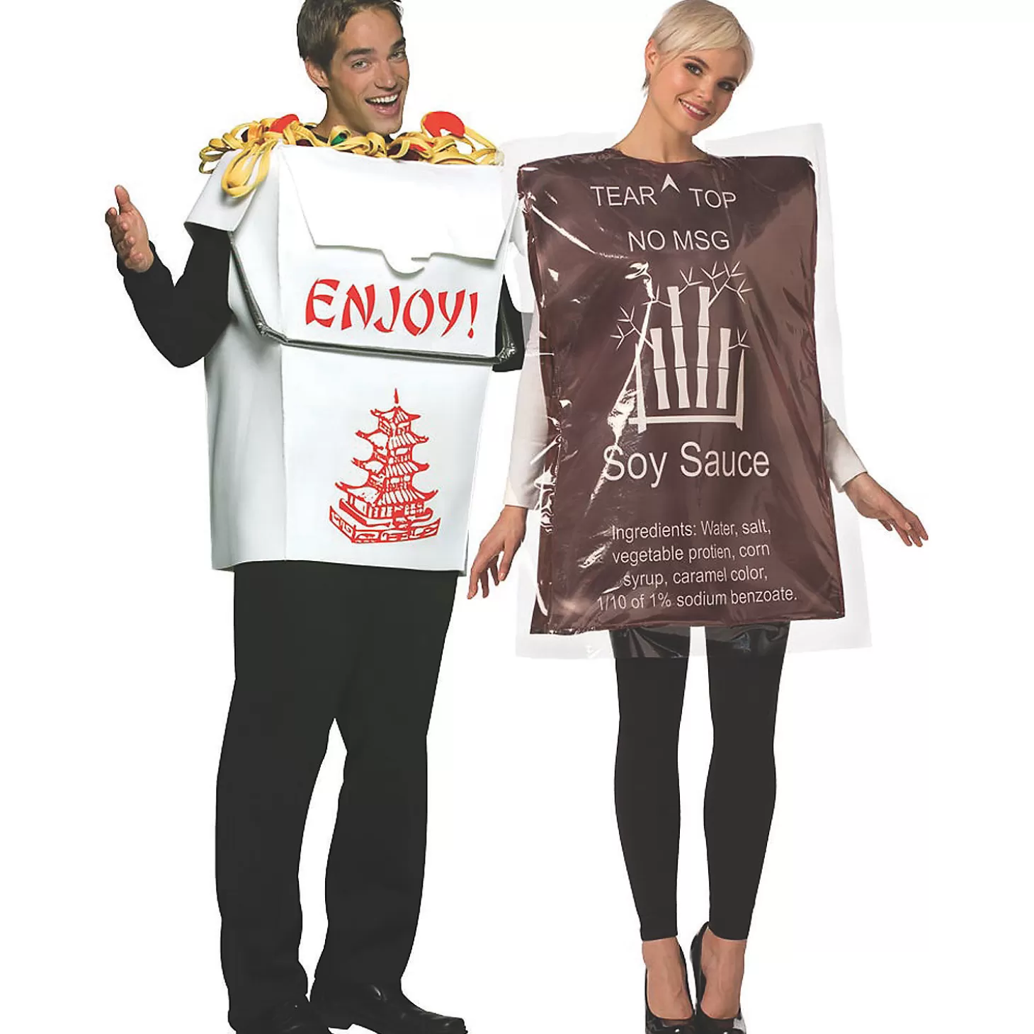 New Adult Chinese Food Takeout Couple Costumes Couples Costumes