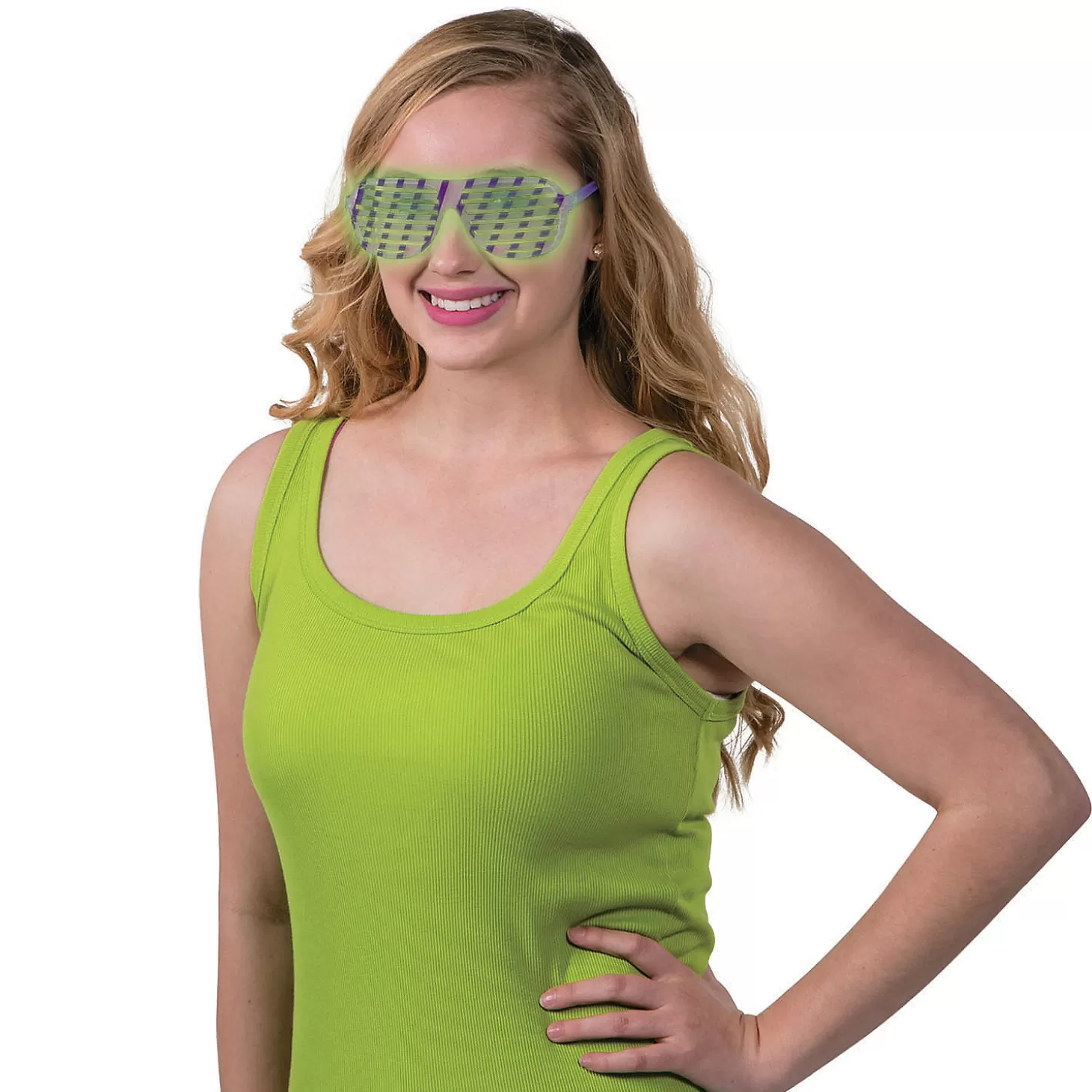 Oriental Trading Adult's Bright Color Glow-In-The-Dark Shutter Glasses- 12 Pc.* Glow Jewelry