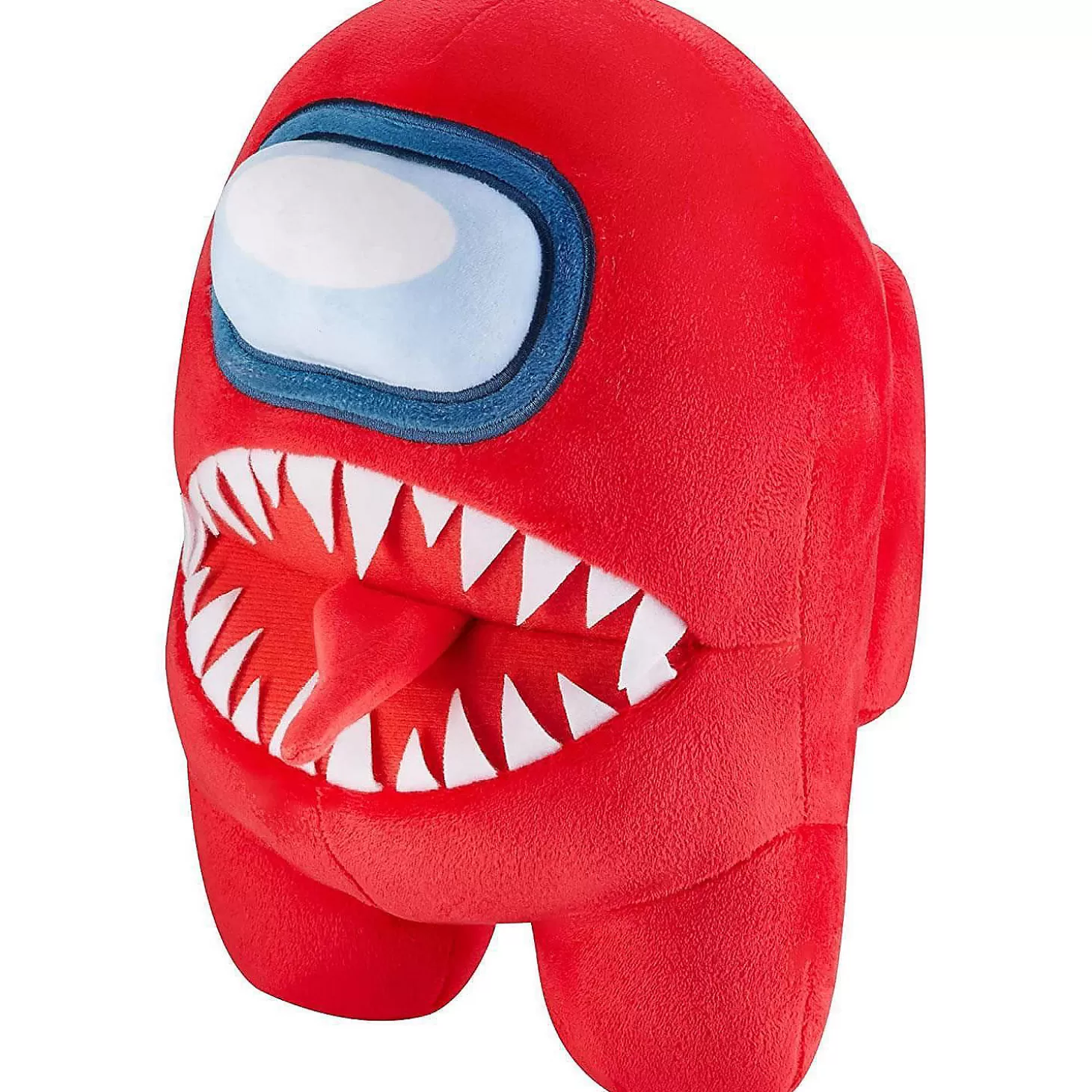 Oriental Trading Among Us Red Impostor With Tongue Teeth Plush Huggable Plushie 10" Doll Figure Pmi International* Character Toys