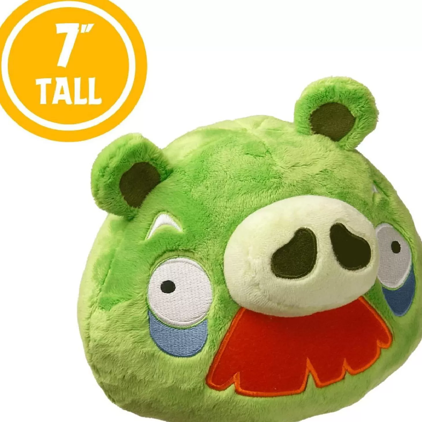 Oriental Trading Angry Birds Green Moustache Foreman Pig Plush Bad Piggies 7" Pillow Doll Soft Toy Mighty Mojo* Character Toys
