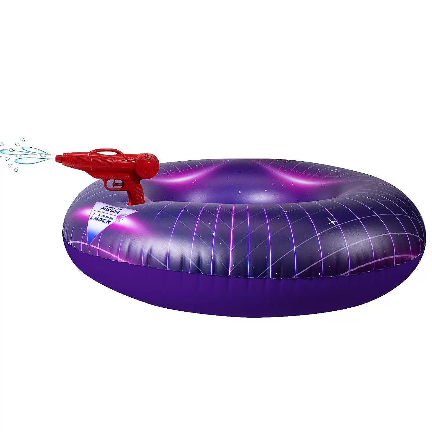 Best Sale Aqua Laser 40" Beach & Pool Tube With Squirt Gun And Laser Sounds Water Toys