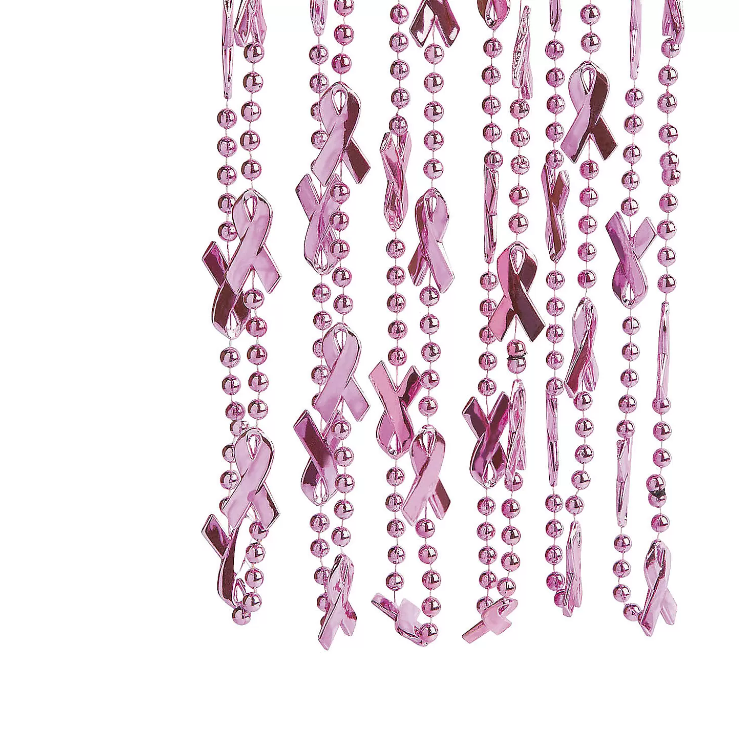 Oriental Trading Awareness Ribbon Bead Necklaces - 24 Pc.* Necklaces