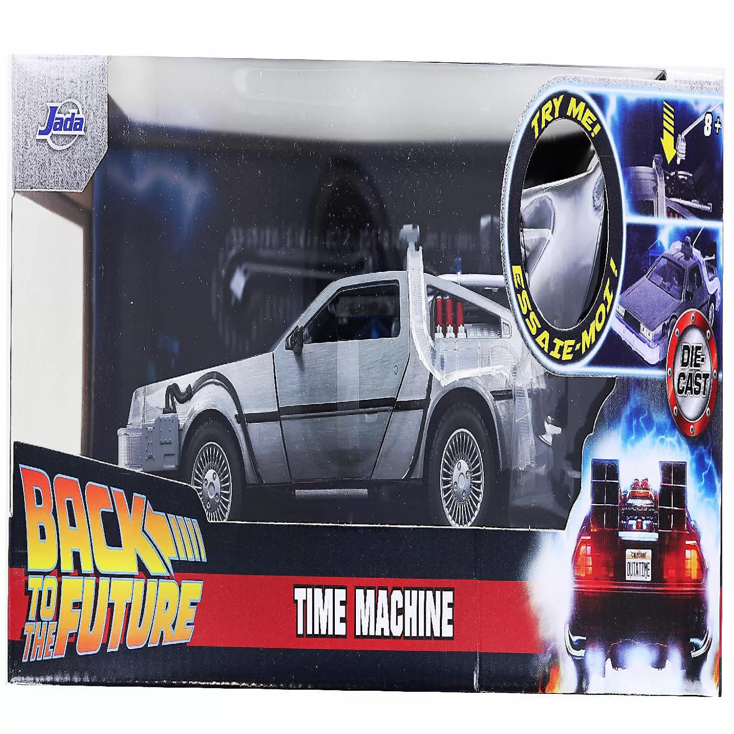 Oriental Trading Back To The Future Time Machine Light-Up 1:24 Die Cast Vehicle* Toy Cars