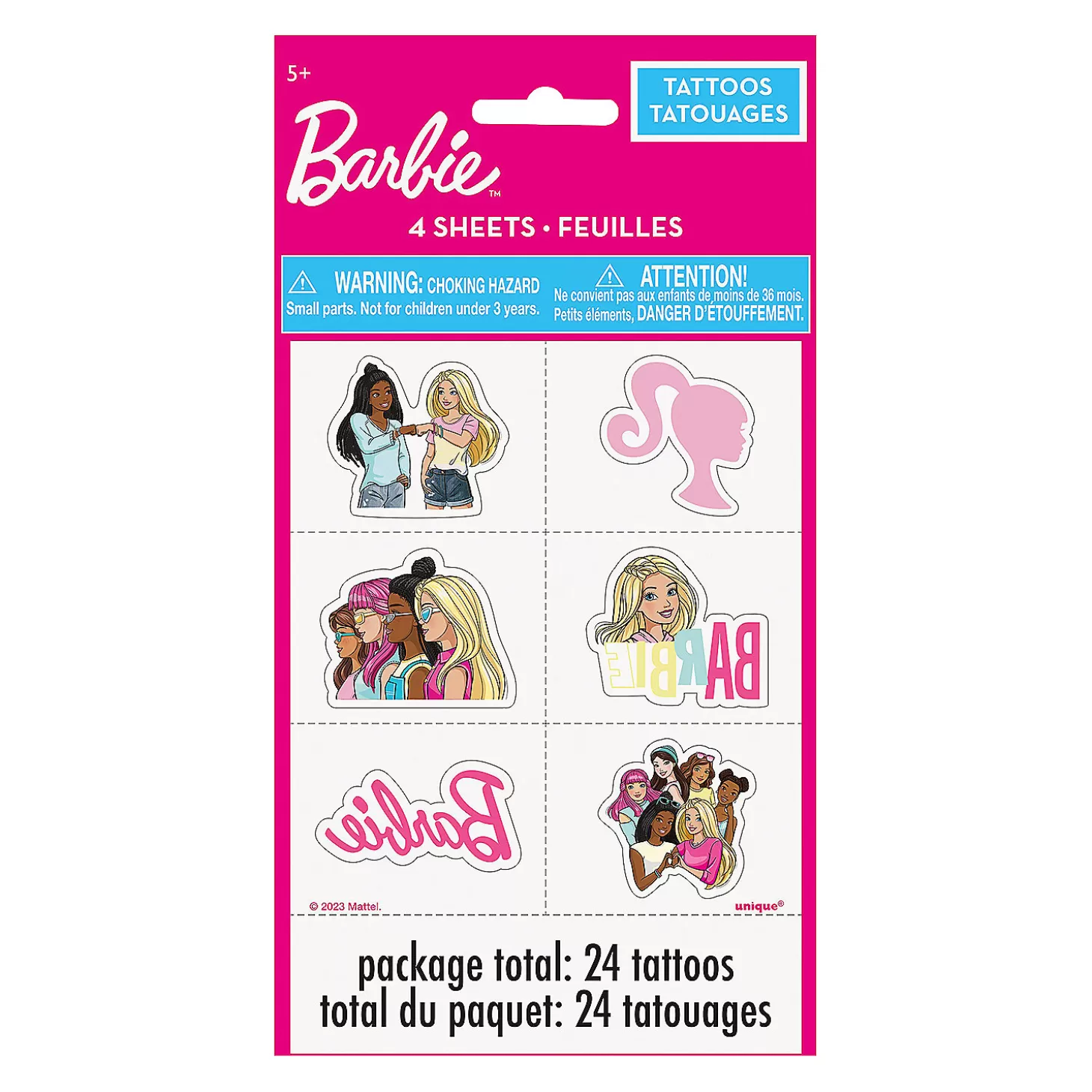 Oriental Trading Barbie™ & Friends Temporary Tattoos - 24 Pc.* Temporary Tattoos