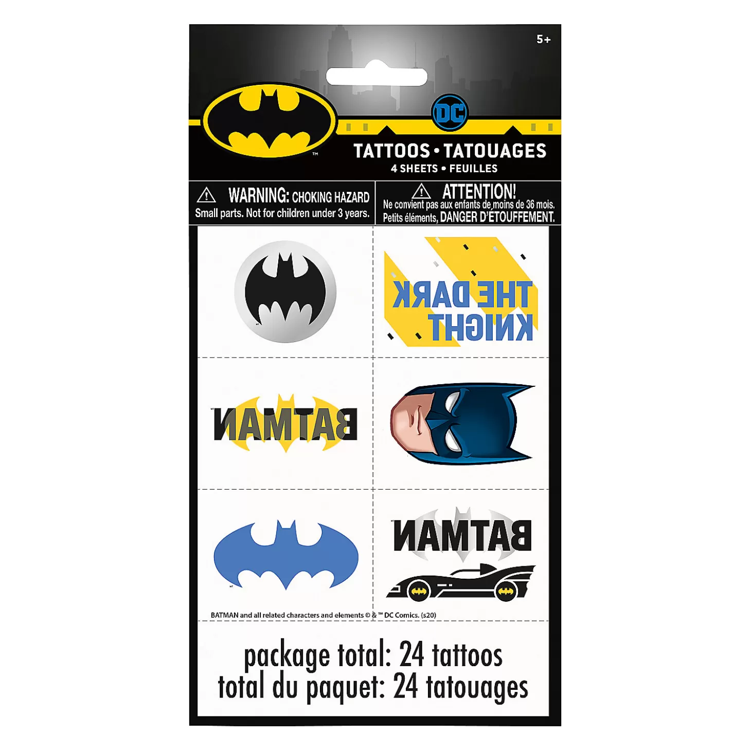 Oriental Trading Batman* Temporary Tattoos