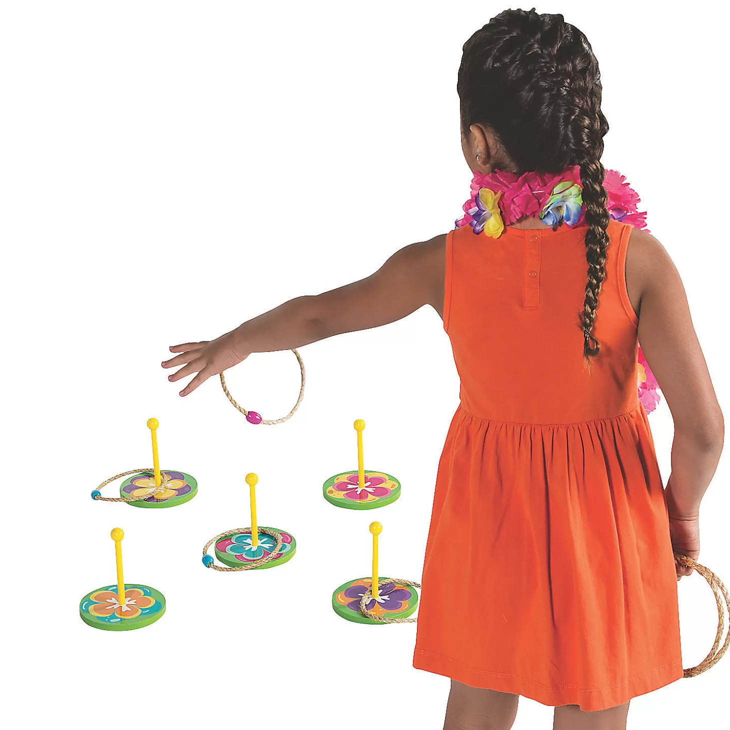 Oriental Trading Beach Ring Toss Game* Bean Bag & Ring Toss