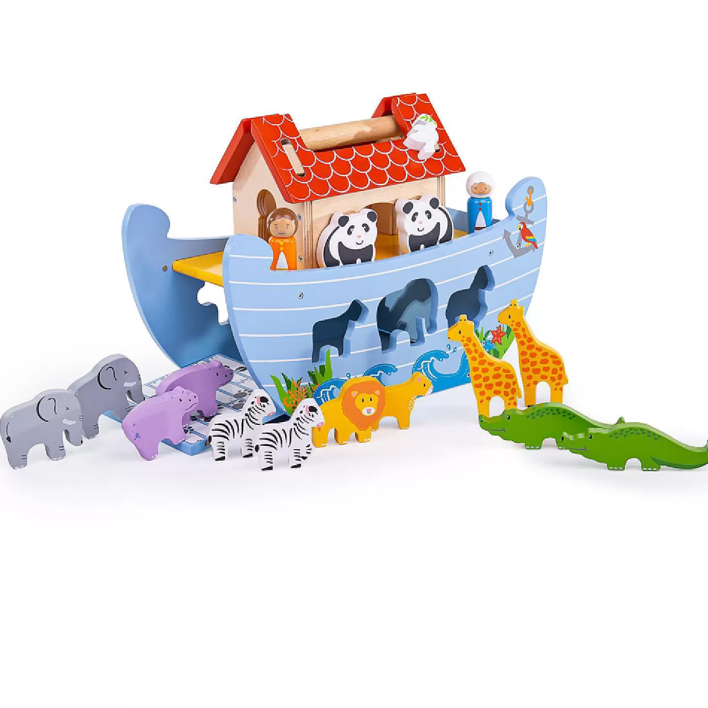 Oriental Trading Bigjigs Toys, Wooden Noah's Ark Playset* Play Sets