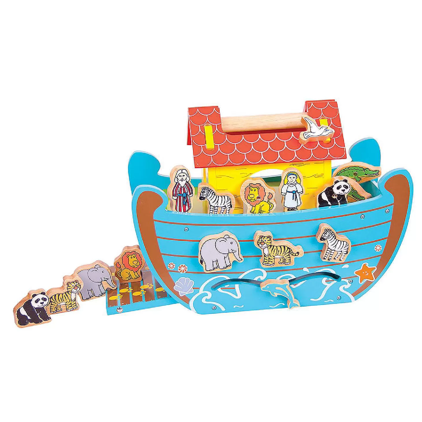 Oriental Trading Bigjigs Toys, Wooden Noah's Ark Playset* Play Sets