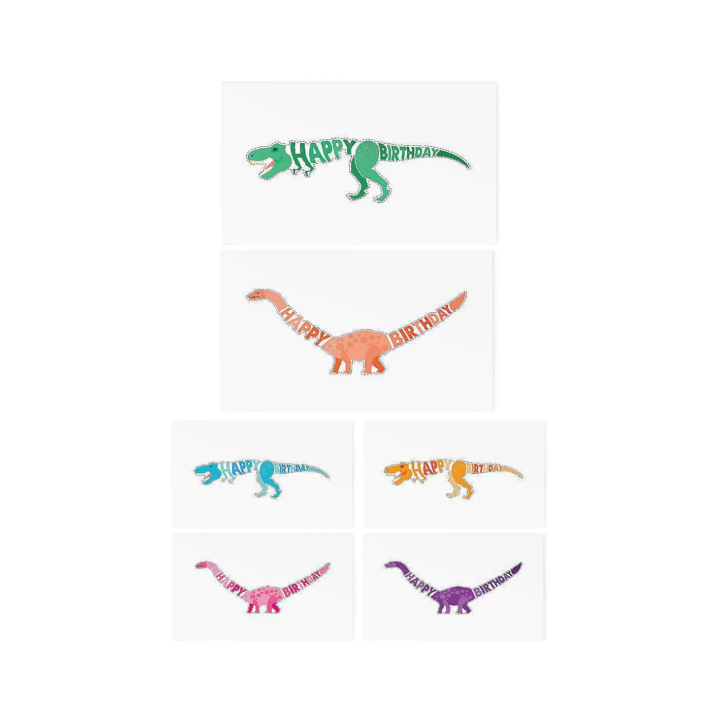 Oriental Trading Birthday Dinos Tattoo Set* Temporary Tattoos