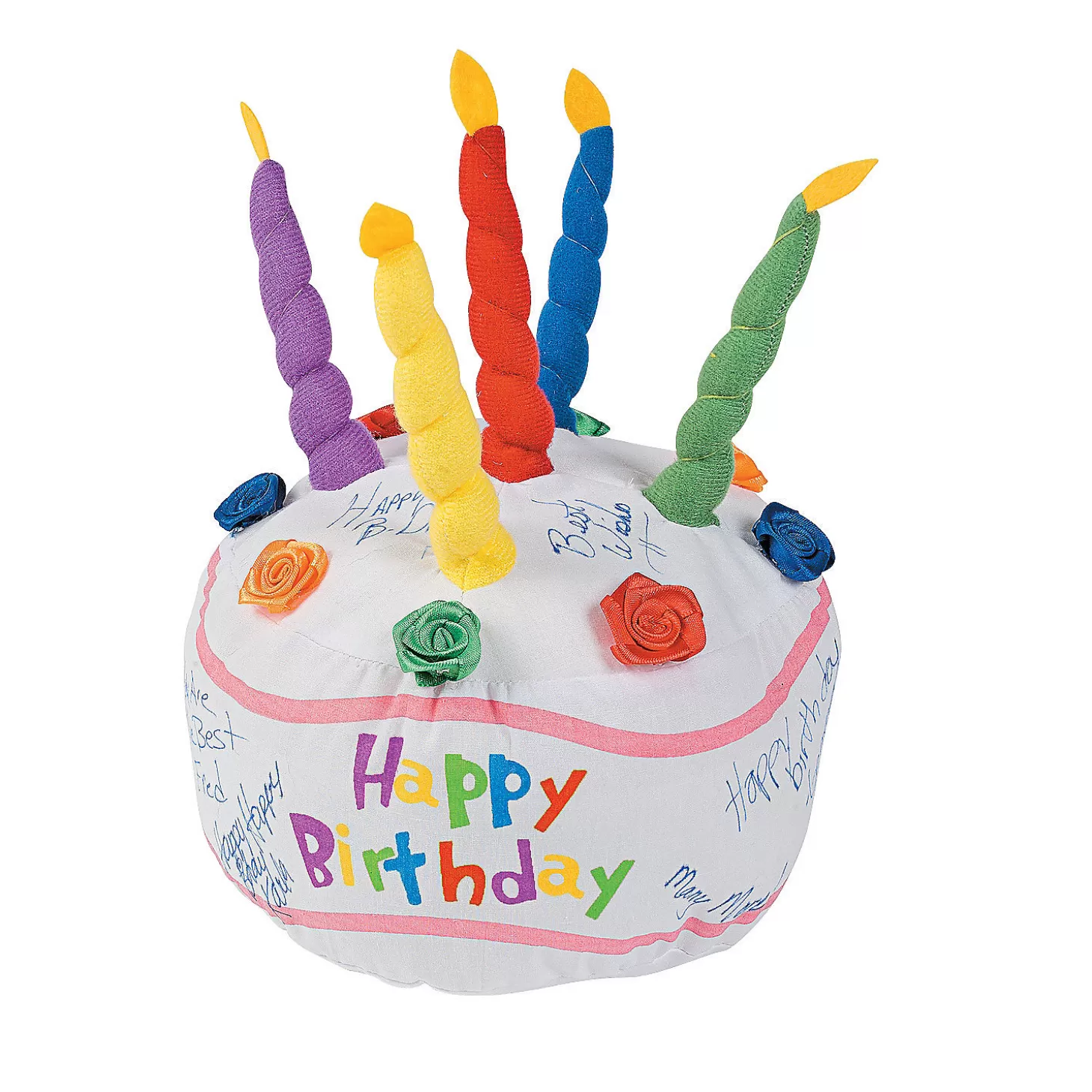 Oriental Trading Birthday Party Autograph Stuffed Birthday Cake* Stuffed Animals & Plush Toys