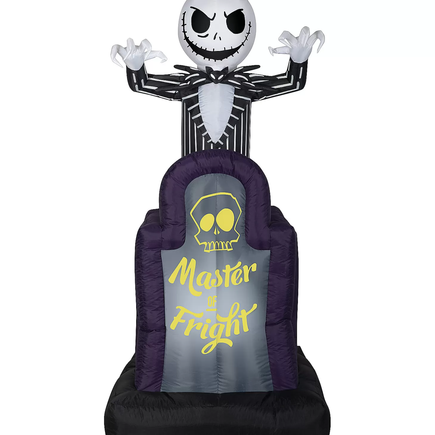 Best 42" Blow Up Inflatable Nightmare Before Christmas Master Of Fright Jack Skellington Halloween Outdoor Yard Decoration Skulls & Skeletons