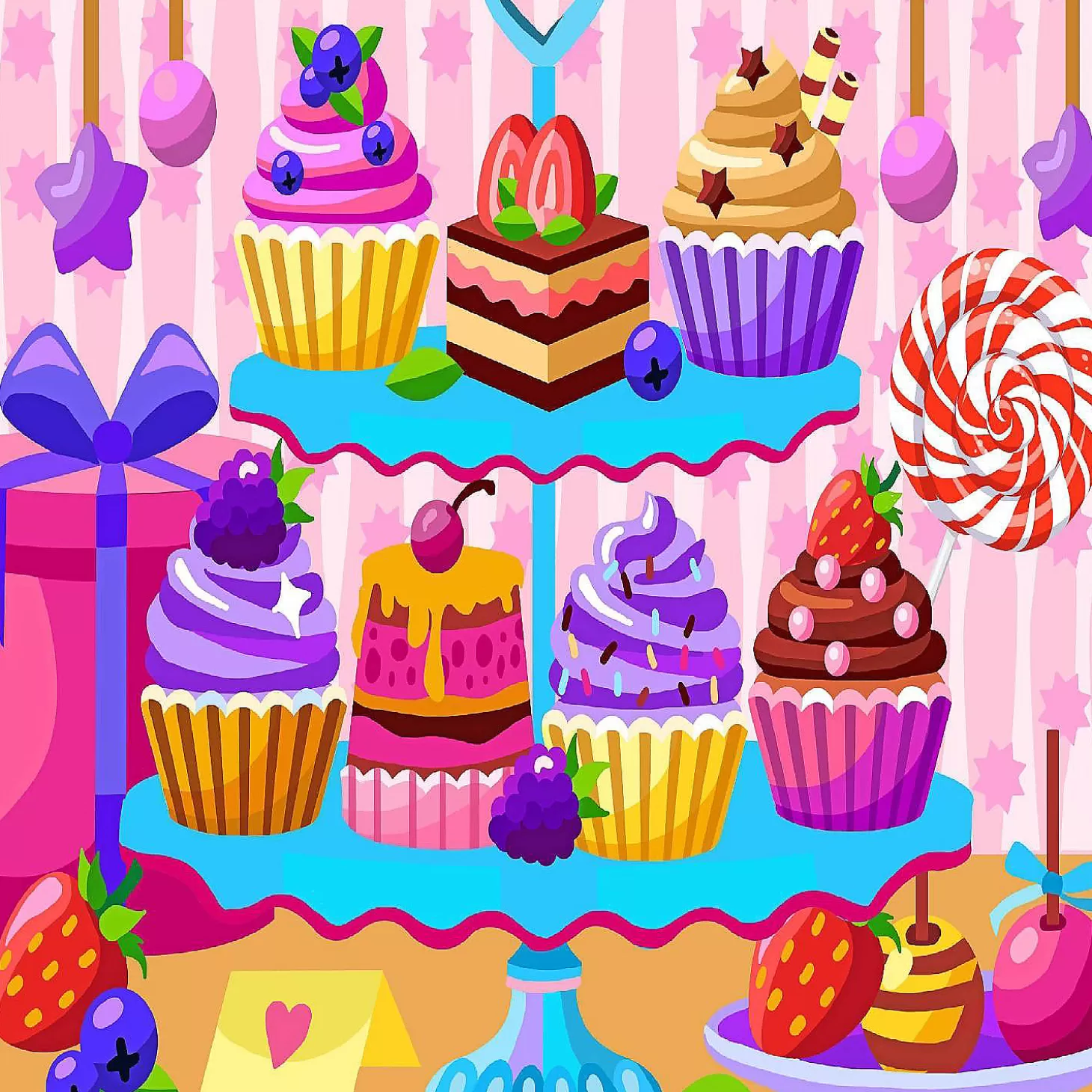 Oriental Trading Brain Tree-Cake World 500 Piece Jigsaw Puzzles For Adults19.5"Lx14.5"W* Puzzles