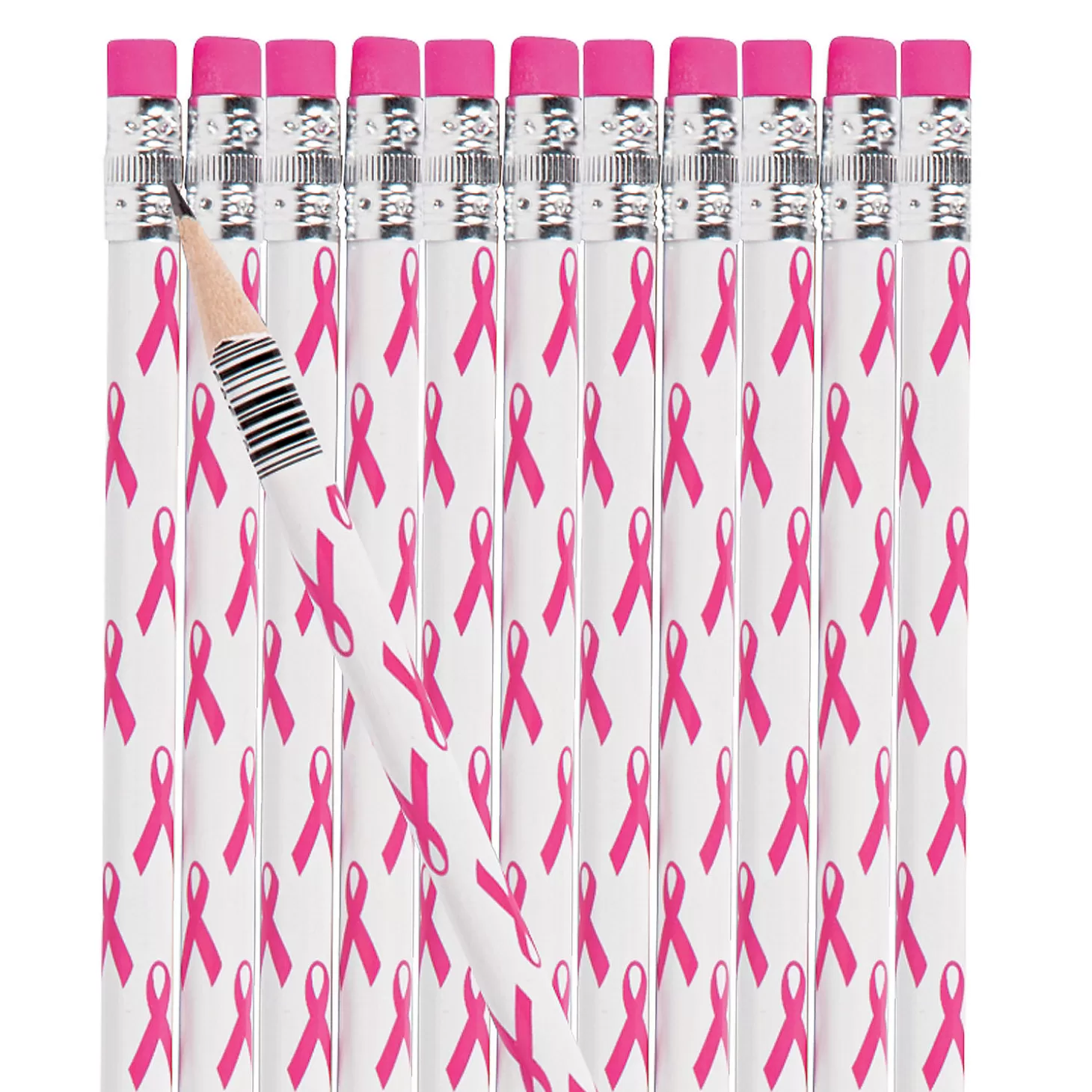 Oriental Trading Breast Cancer Awareness Pencils - 24 Pc.* Pencils