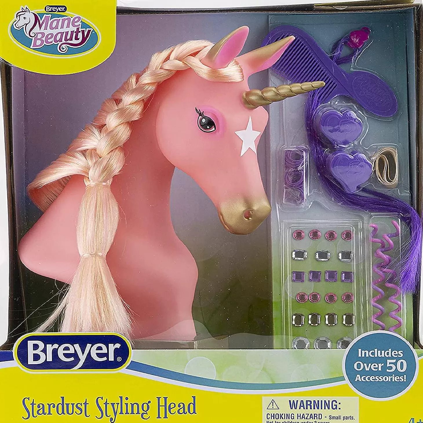 Oriental Trading Breyer Mane Beauty Unicorn Styling Head Stardust* Play Sets