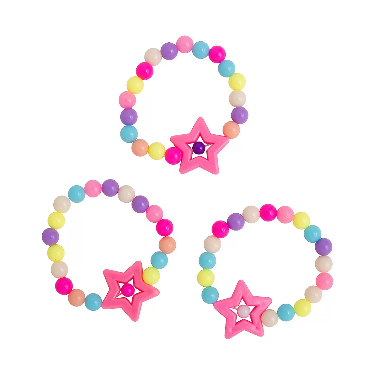 Oriental Trading Bright Beaded Star Bracelets* Bracelets