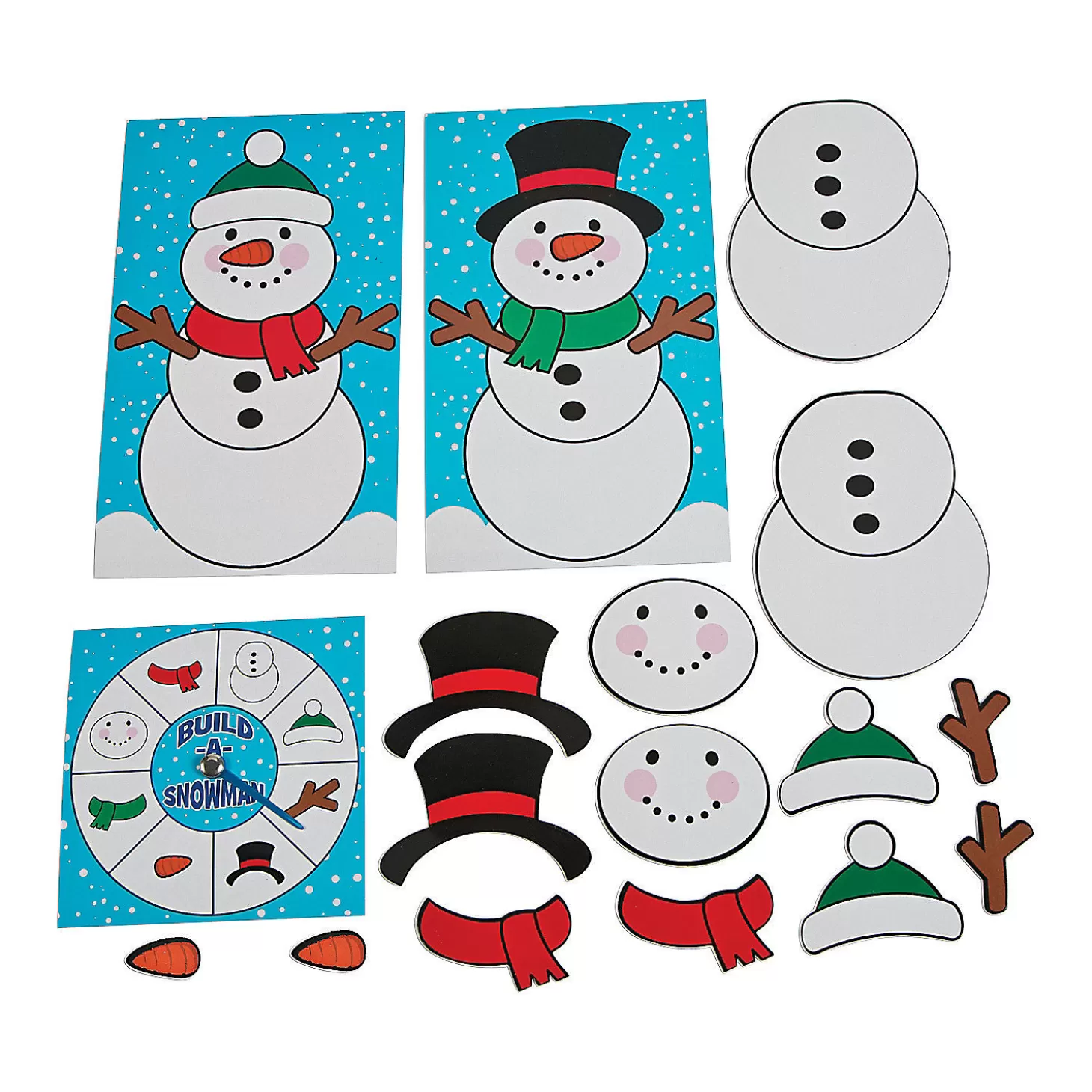 Oriental Trading Build A Snowman Board Game* Games