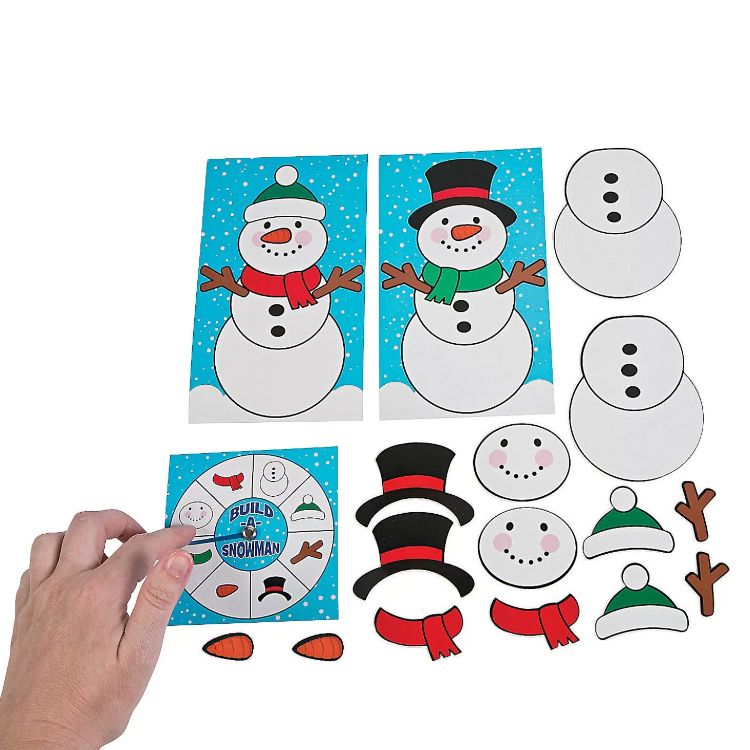 Oriental Trading Build A Snowman Board Game* Games