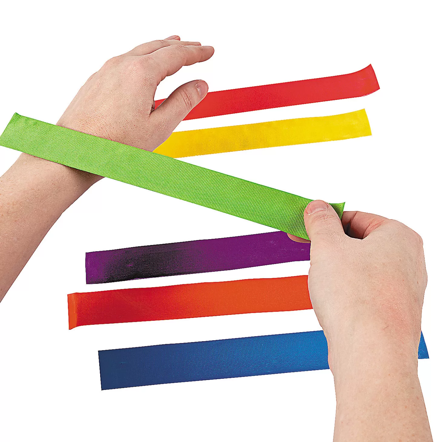 Oriental Trading Bulk 50 Pc. Bright Color Slap Bracelet Assortment* Jewelry Assortments