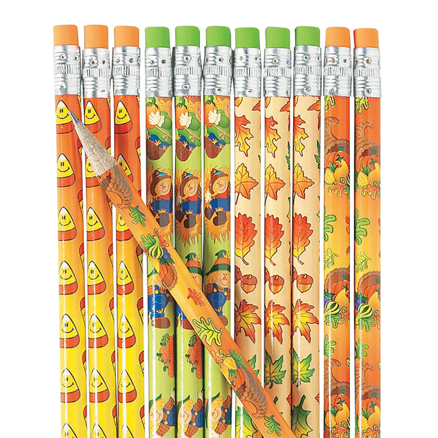 Oriental Trading Bulk 144 Pc. Fall Pencil Assortment* Pencils