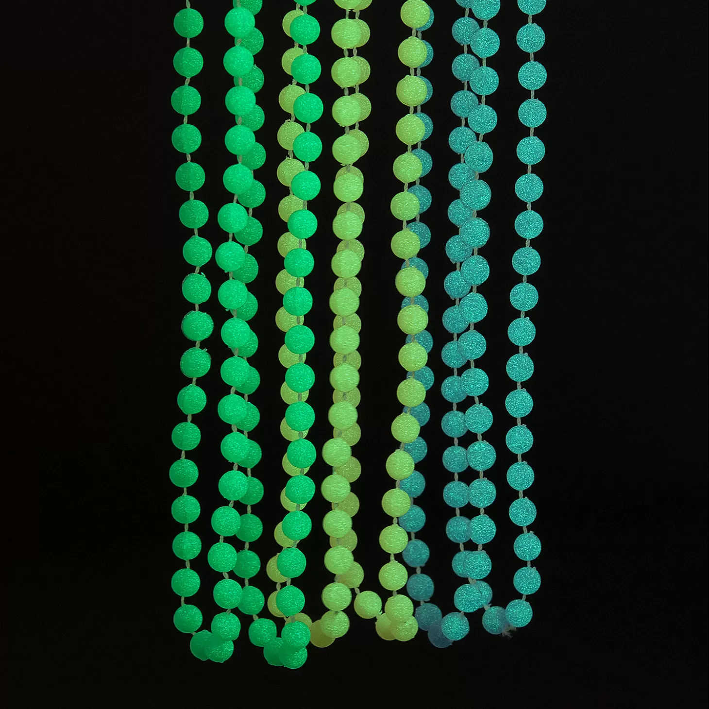 Oriental Trading Bulk 48 Pc. Glow-In-The-Dark Mardi Gras Bead Necklaces* Glow Jewelry