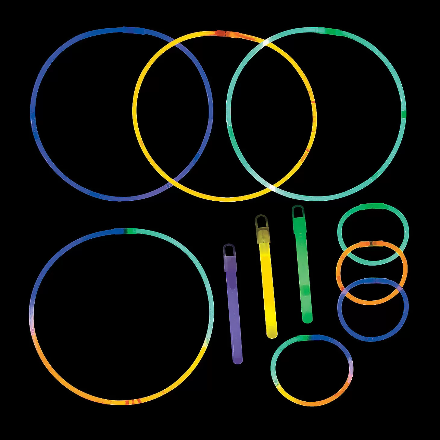 Oriental Trading Bulk 500 Pc. Halloween Glow Stick, Bracelet & Necklace Assortment* Jewelry Assortments