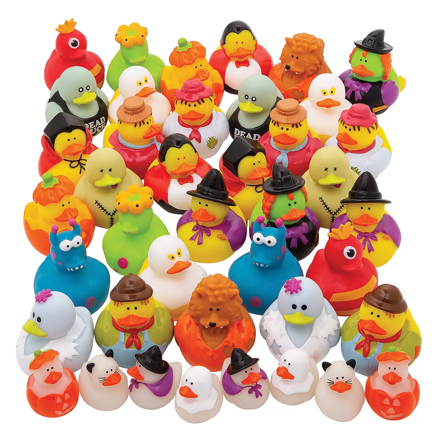 Oriental Trading Bulk 50 Pc. Halloween Rubber Duck Assortment* Rubber Duckies