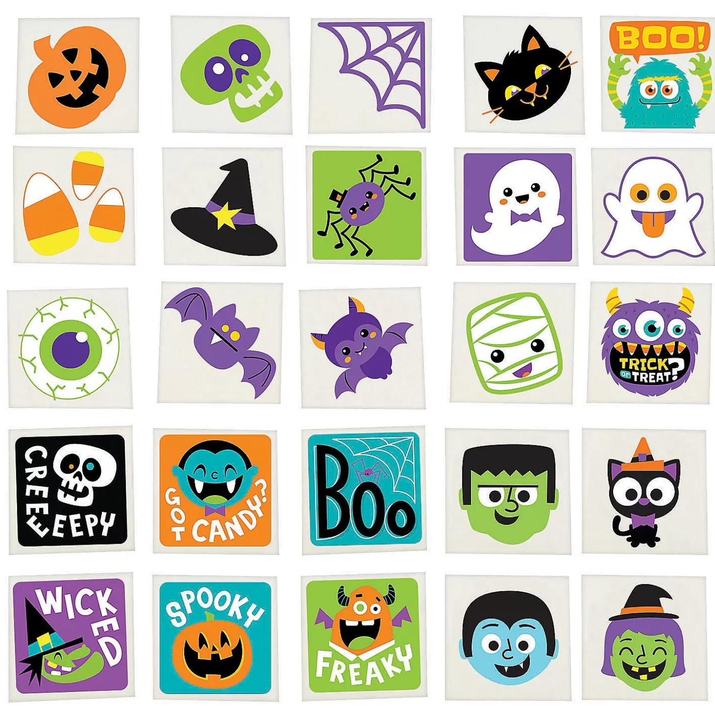 Oriental Trading Bulk 500 Pc. Halloween Temporary Tattoo Assortment* Temporary Tattoos