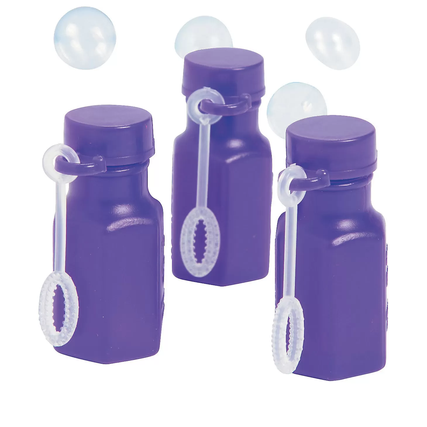 New Bulk 48 Pc. Hexagon Mini Bubble Bottles Bubbles