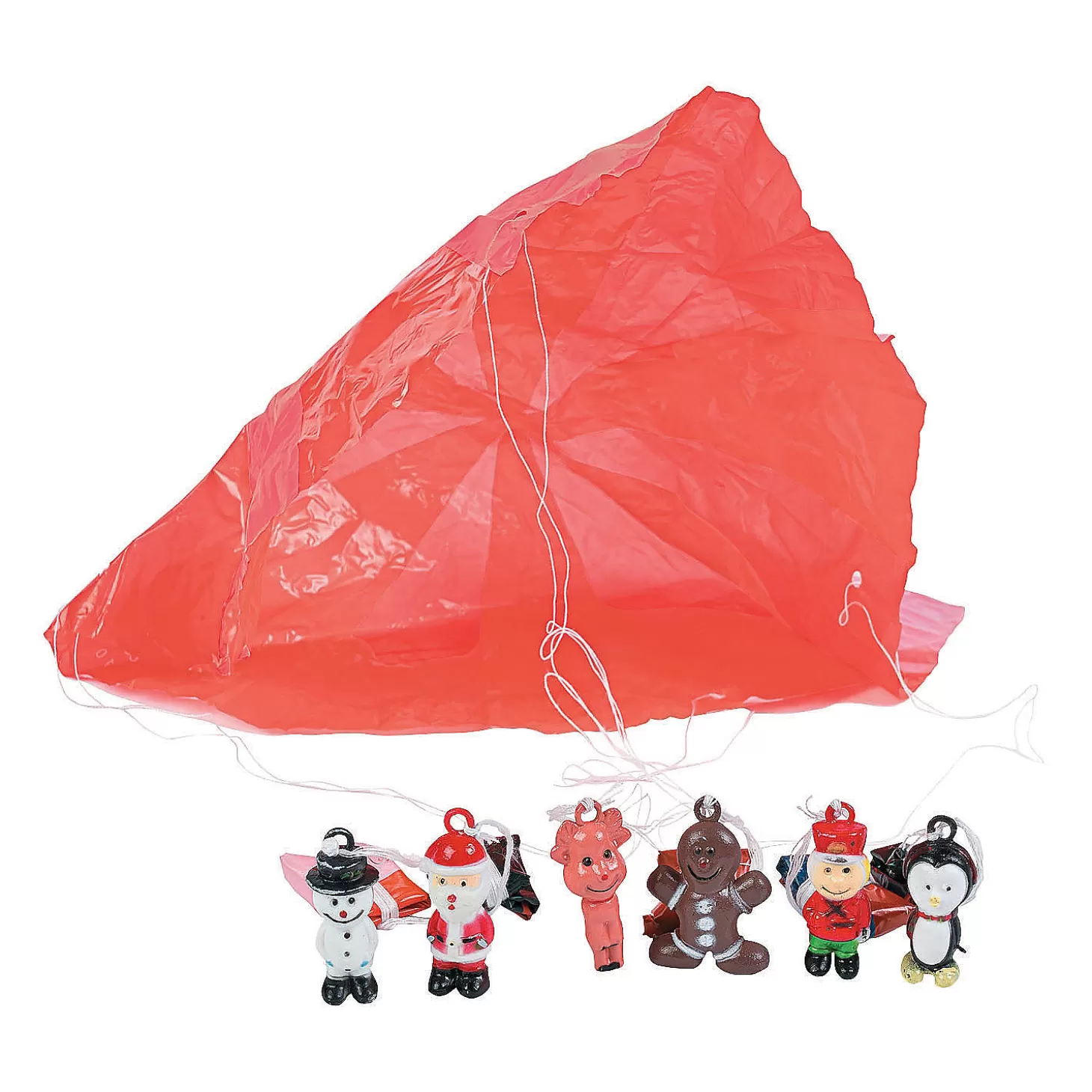 Oriental Trading Bulk 48 Pc. Mini Holiday Character Paratroopers* Character Toys