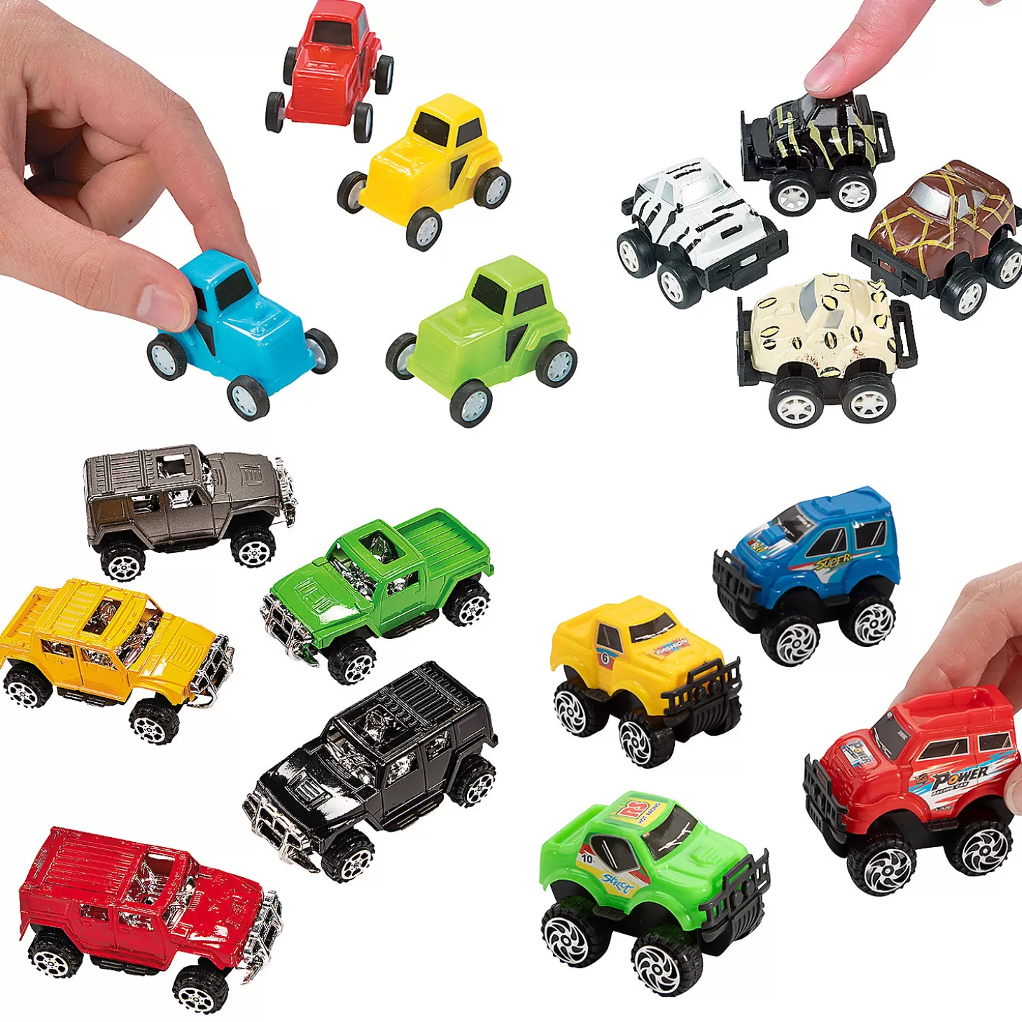 Oriental Trading Bulk 96 Pc. Mini Pull-Back Car & Truck Assortment* Toy Cars