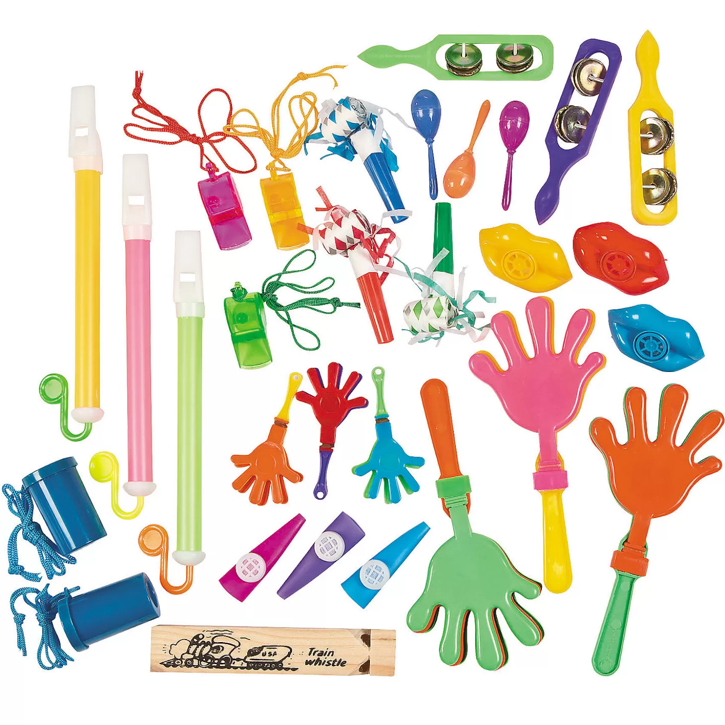 Oriental Trading Bulk 100 Pc. Noisemaker Assortment* Noisemakers