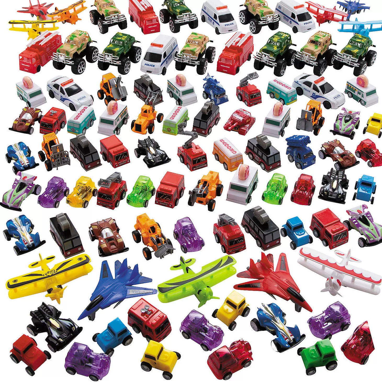 Oriental Trading Bulk 100 Pc. Pull-Back Car Assortment* Toy Cars