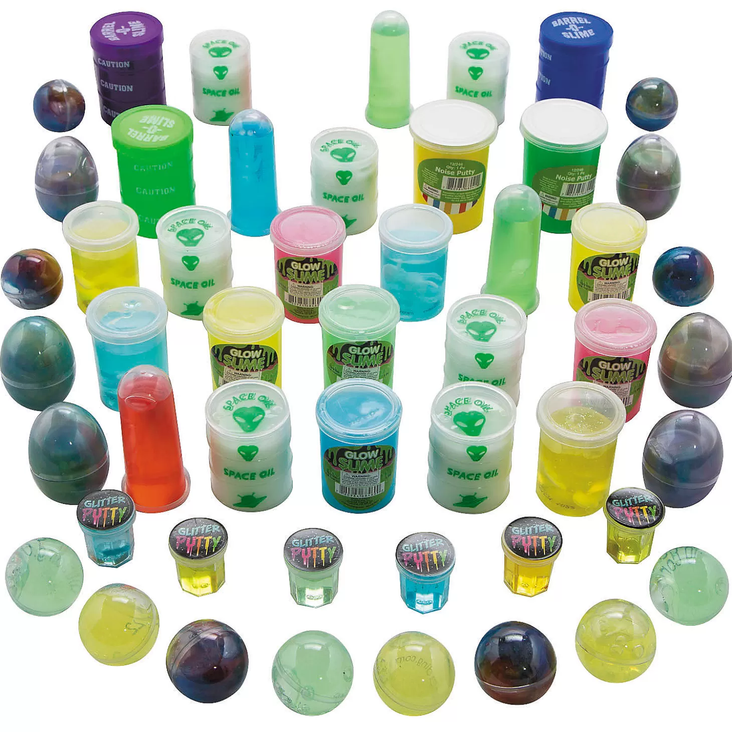 Oriental Trading Bulk 50 Pc. Putty & Slime Assortment* Putty & Squishy Toys