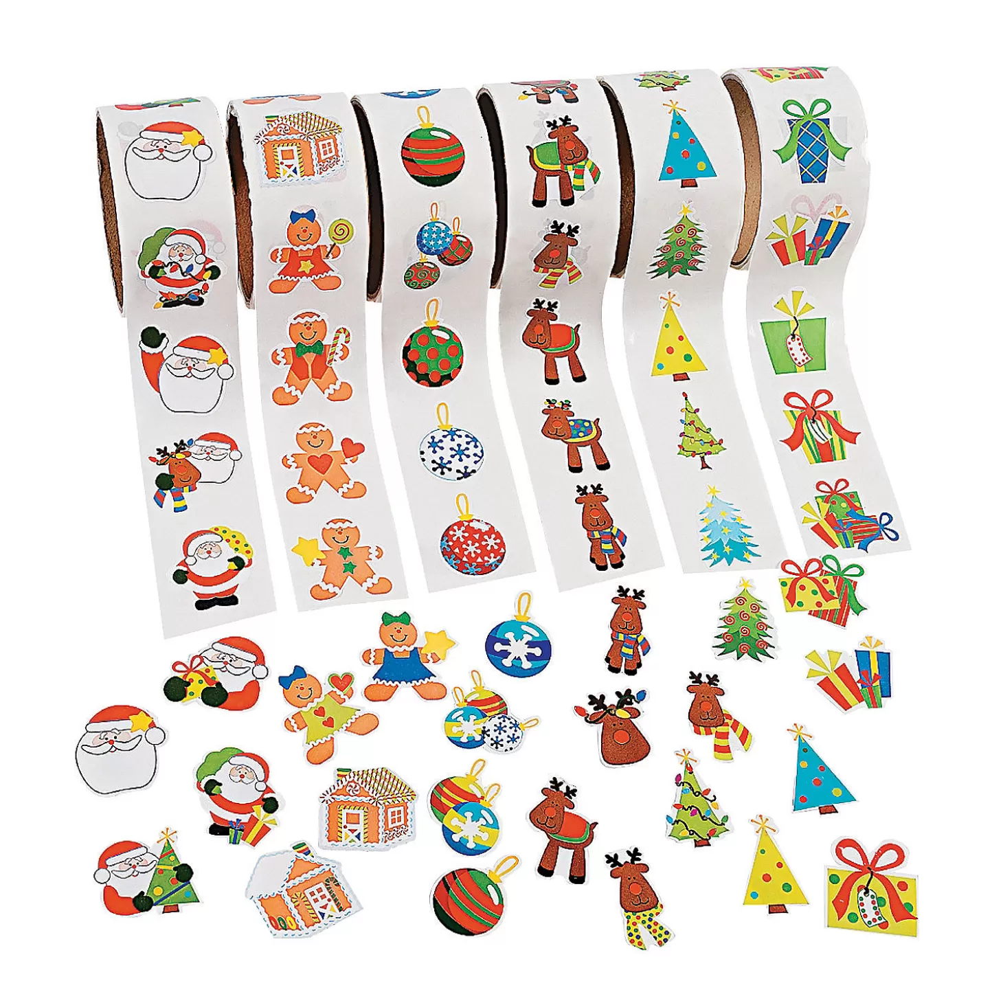 Oriental Trading Bulk Christmas Sticker Assortment - 600 Pc.* Stationery Assortments