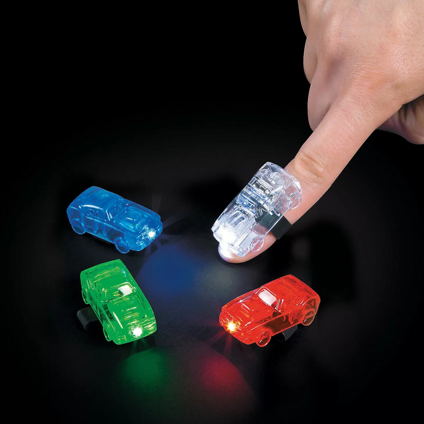 Oriental Trading Car Finger Beams - 12 Pc.* Light Up & Flashing Toys