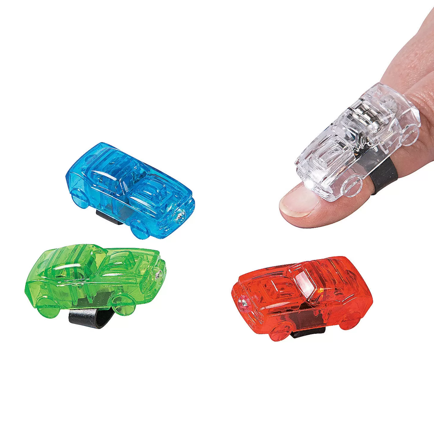 Oriental Trading Car Finger Beams - 12 Pc.* Light Up & Flashing Toys