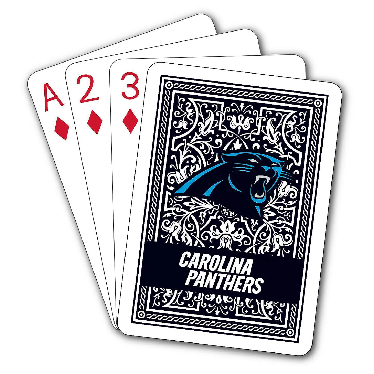 Oriental Trading Carolina Panthers Nfl Team Playing Cards* Playing Cards