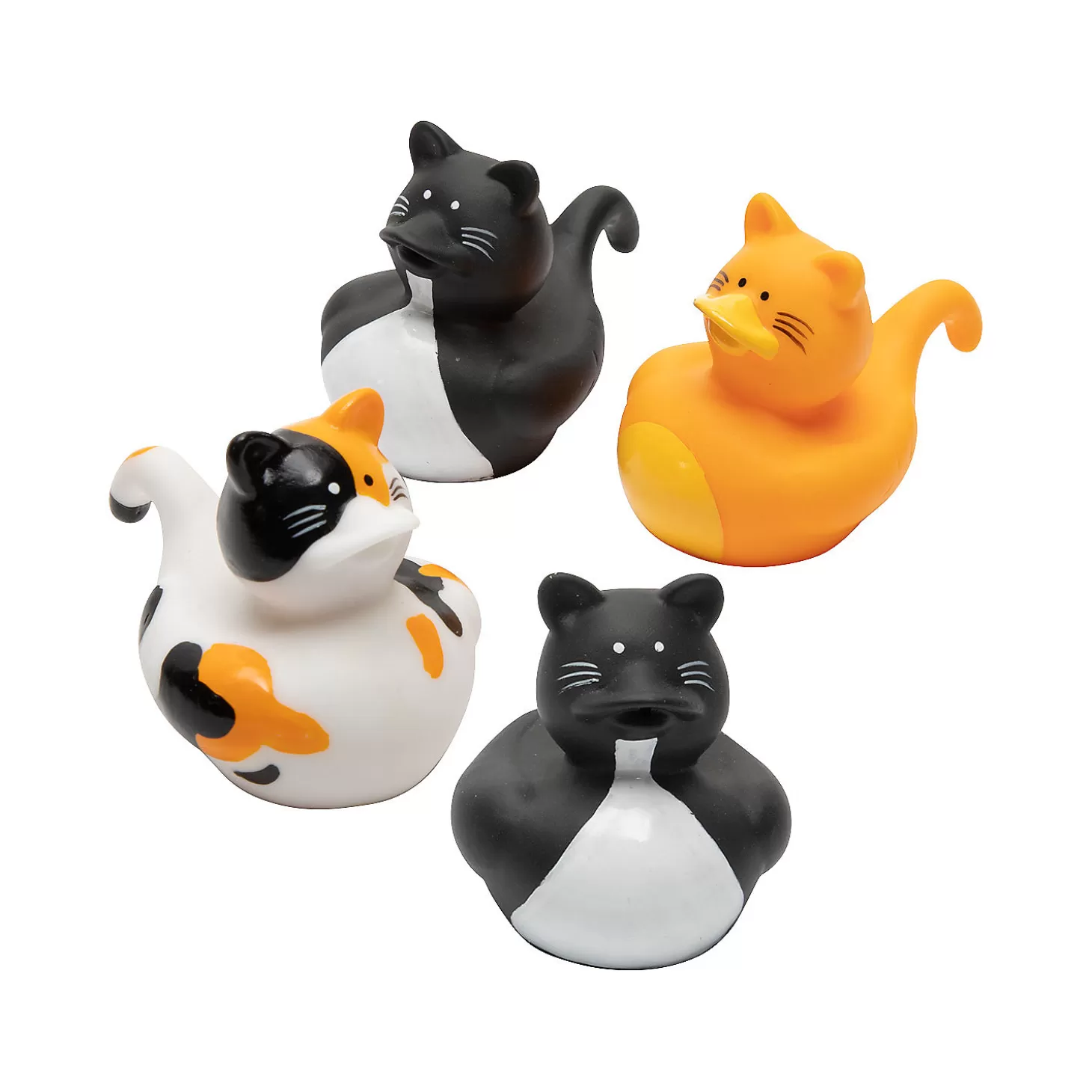 Oriental Trading Cat Rubber Ducks - 12 Pc.* Rubber Duckies