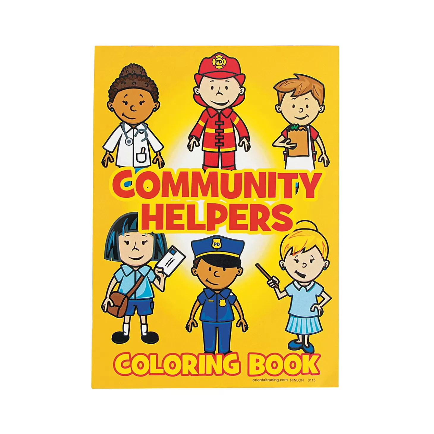 Oriental Trading Community Helper Coloring Books - 24 Pc.* Activity Books