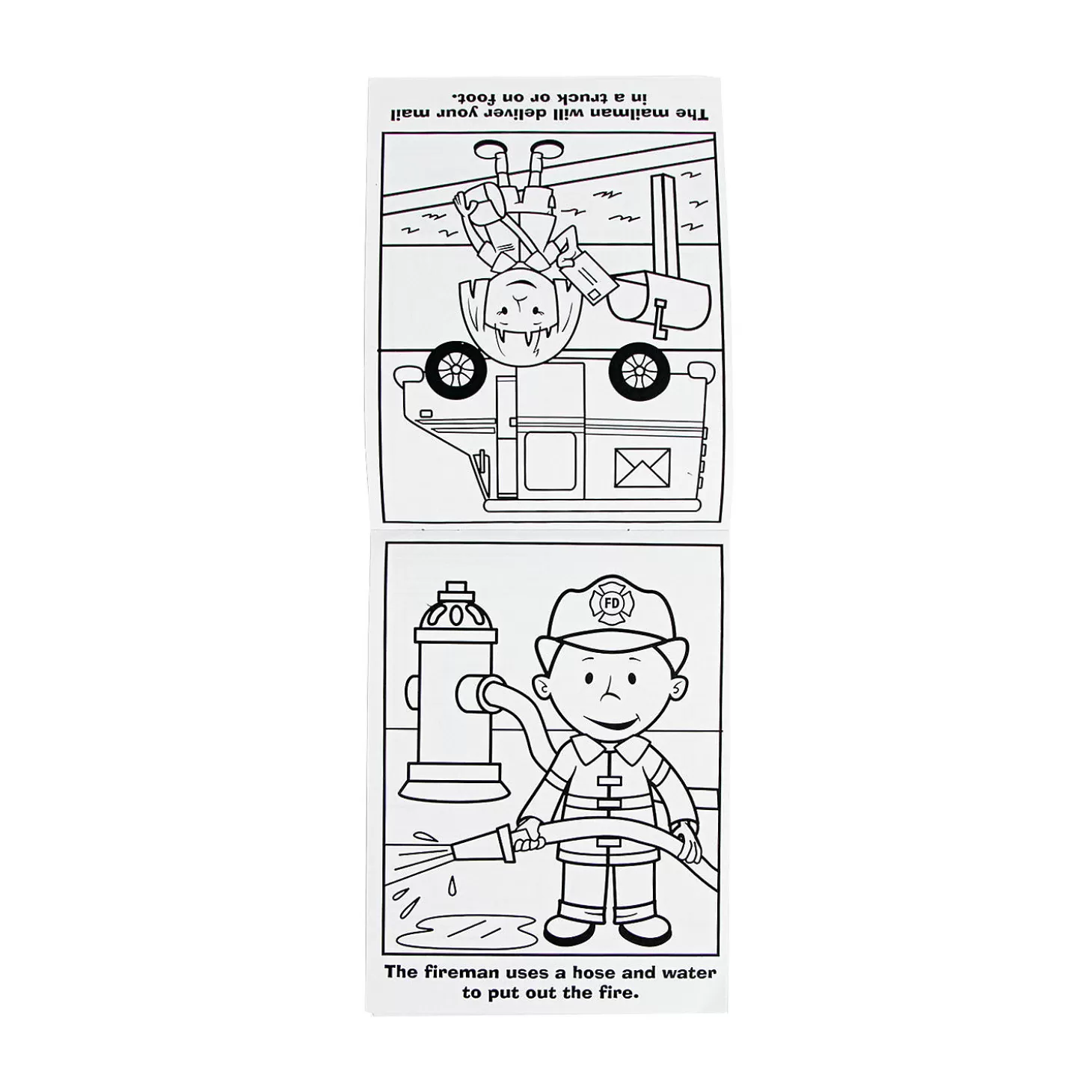 Oriental Trading Community Helper Coloring Books - 24 Pc.* Activity Books