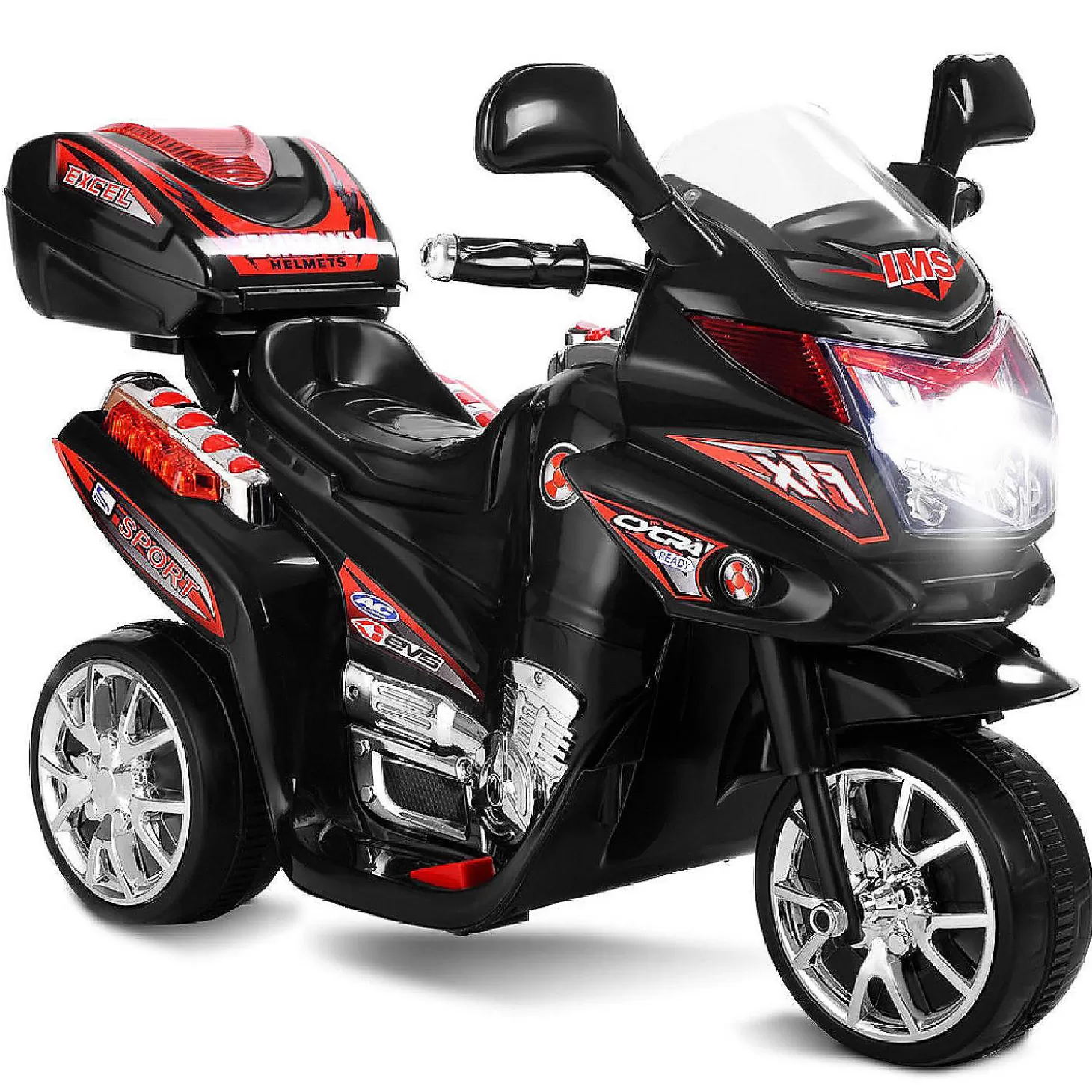 Best Costway 3 Wheel Kids Ride On Motorcycle 6V Battery Powered Electric Toy Power Bicycle Black Riding Toys