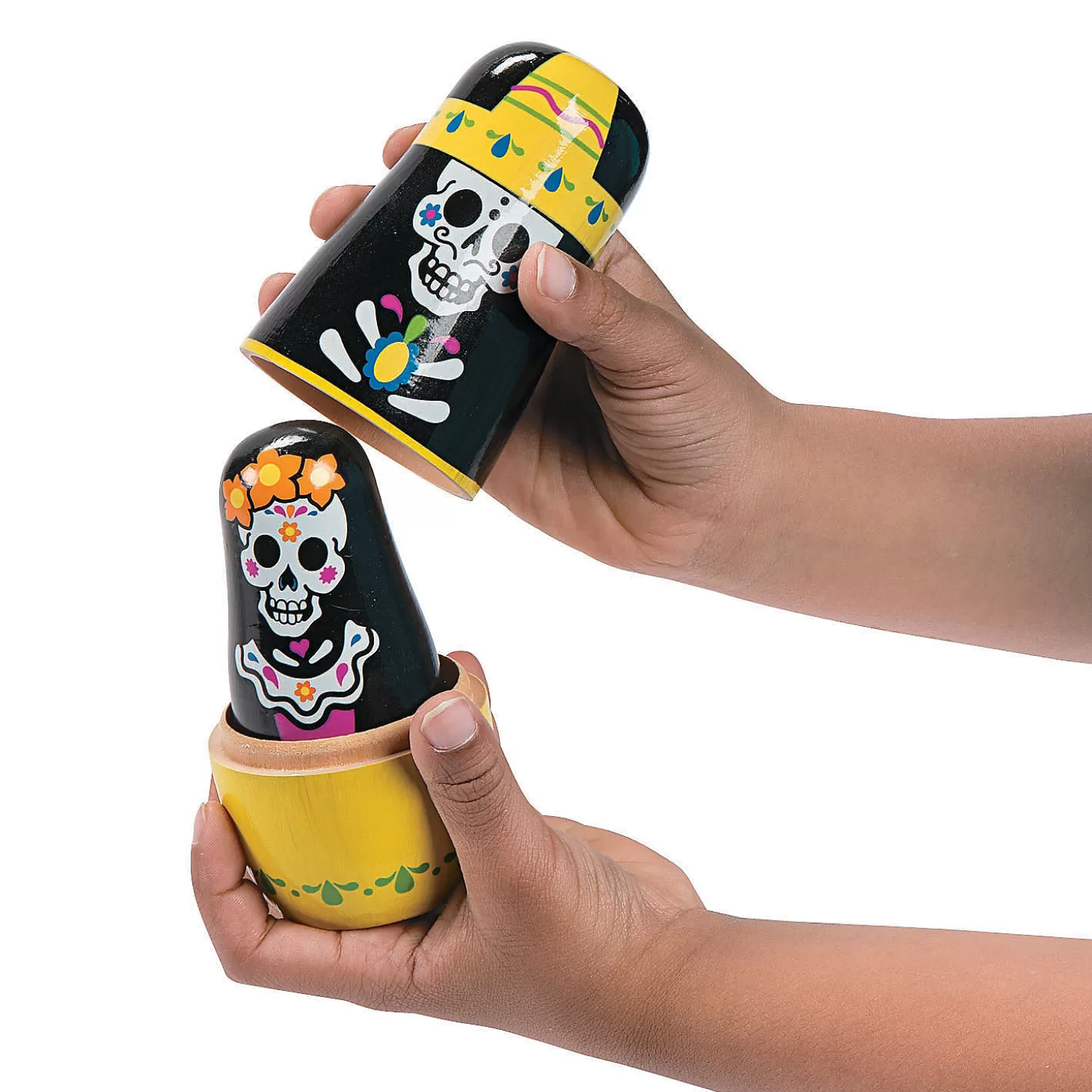 Oriental Trading Day Of The Dead Nesting Dolls - 5 Pc.* Character Toys