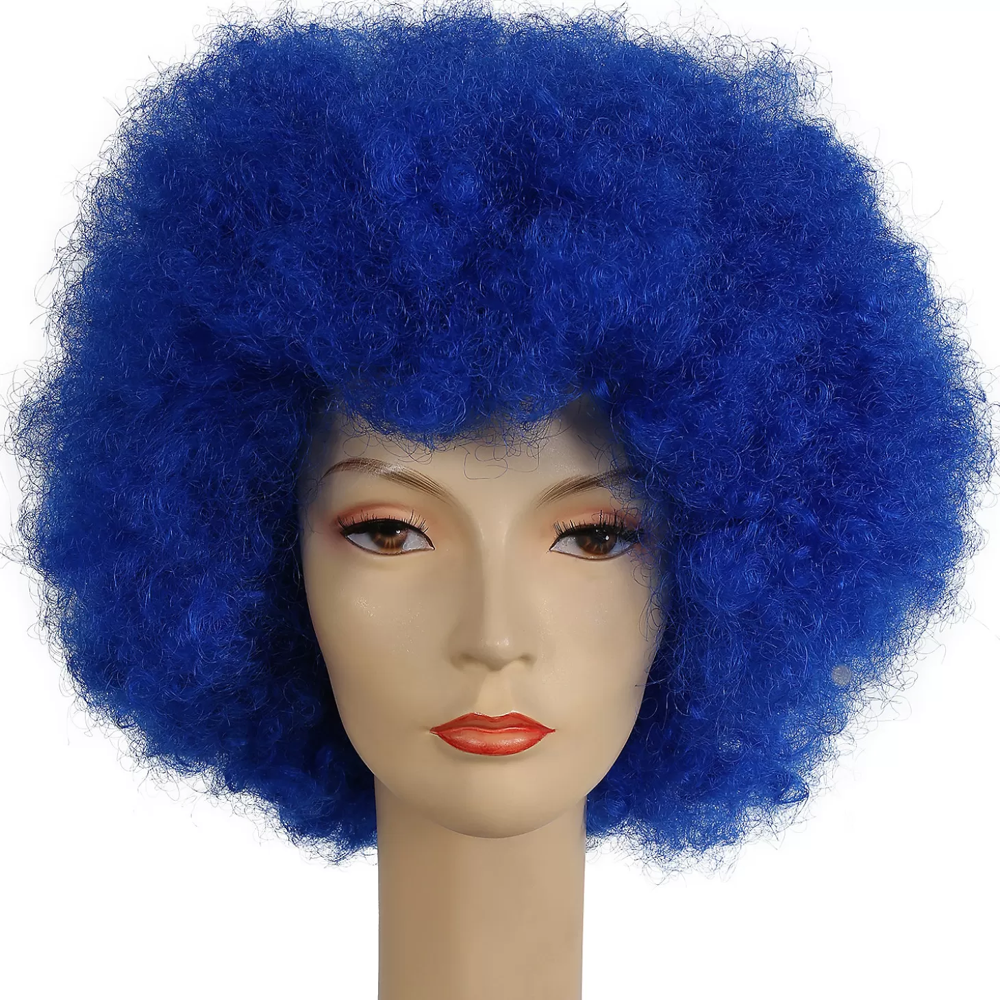 Best Deluxe Afro Wig, Royal Blue Accessories For Kids