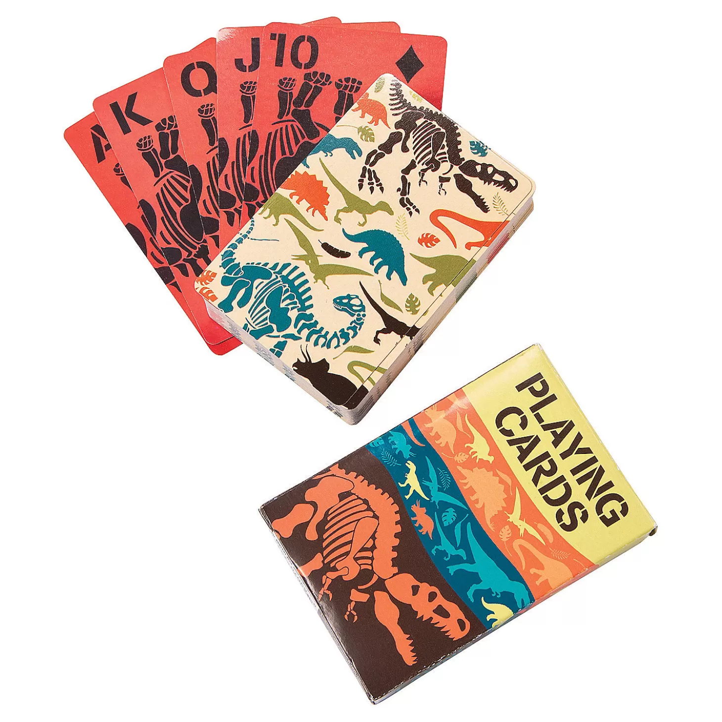 Oriental Trading Dino Dig Playing Cards - 12 Pc.* Playing Cards