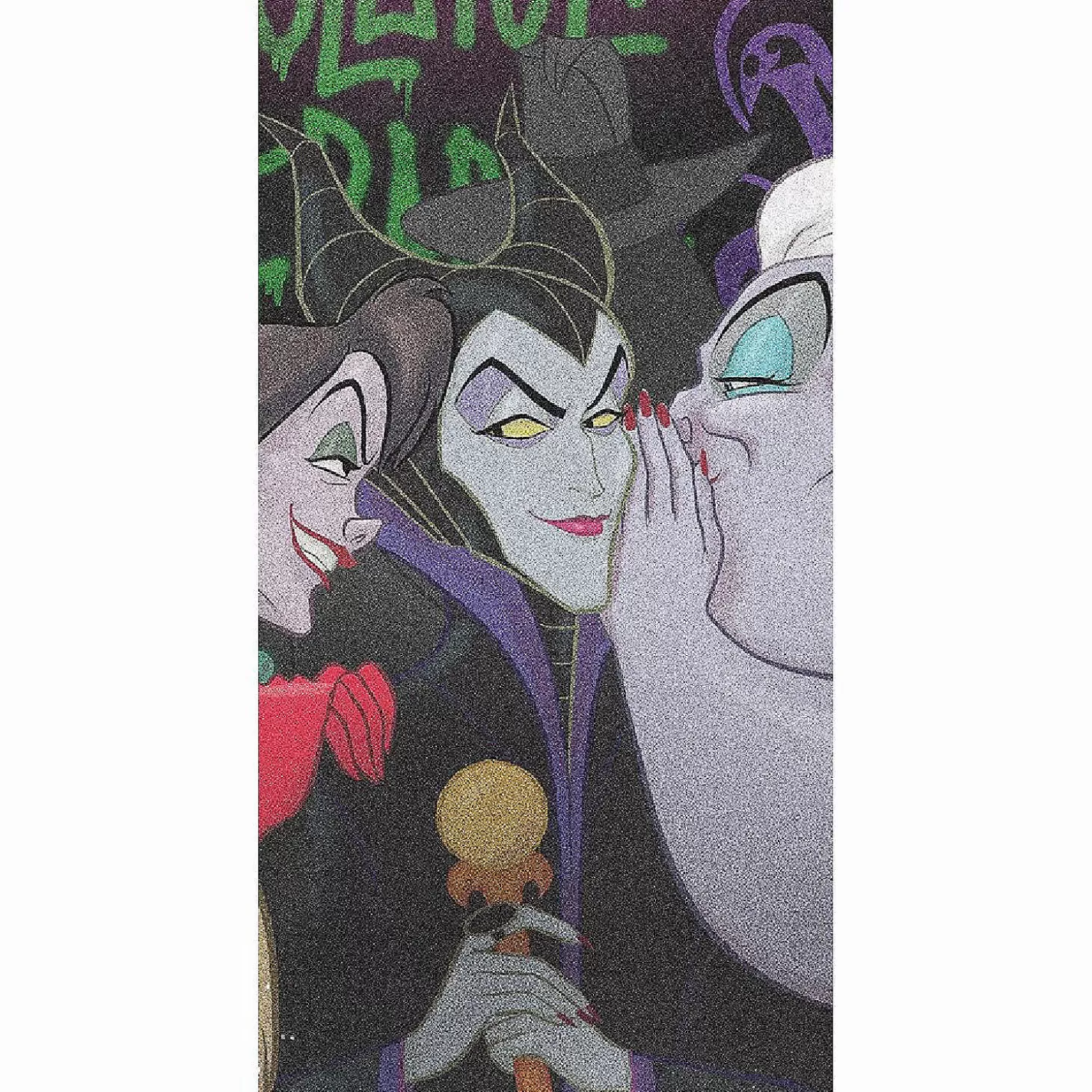 Best Sale Disney Villains "Scary Love''- Beach Towel - 27 In. X 54 In. Water Toys