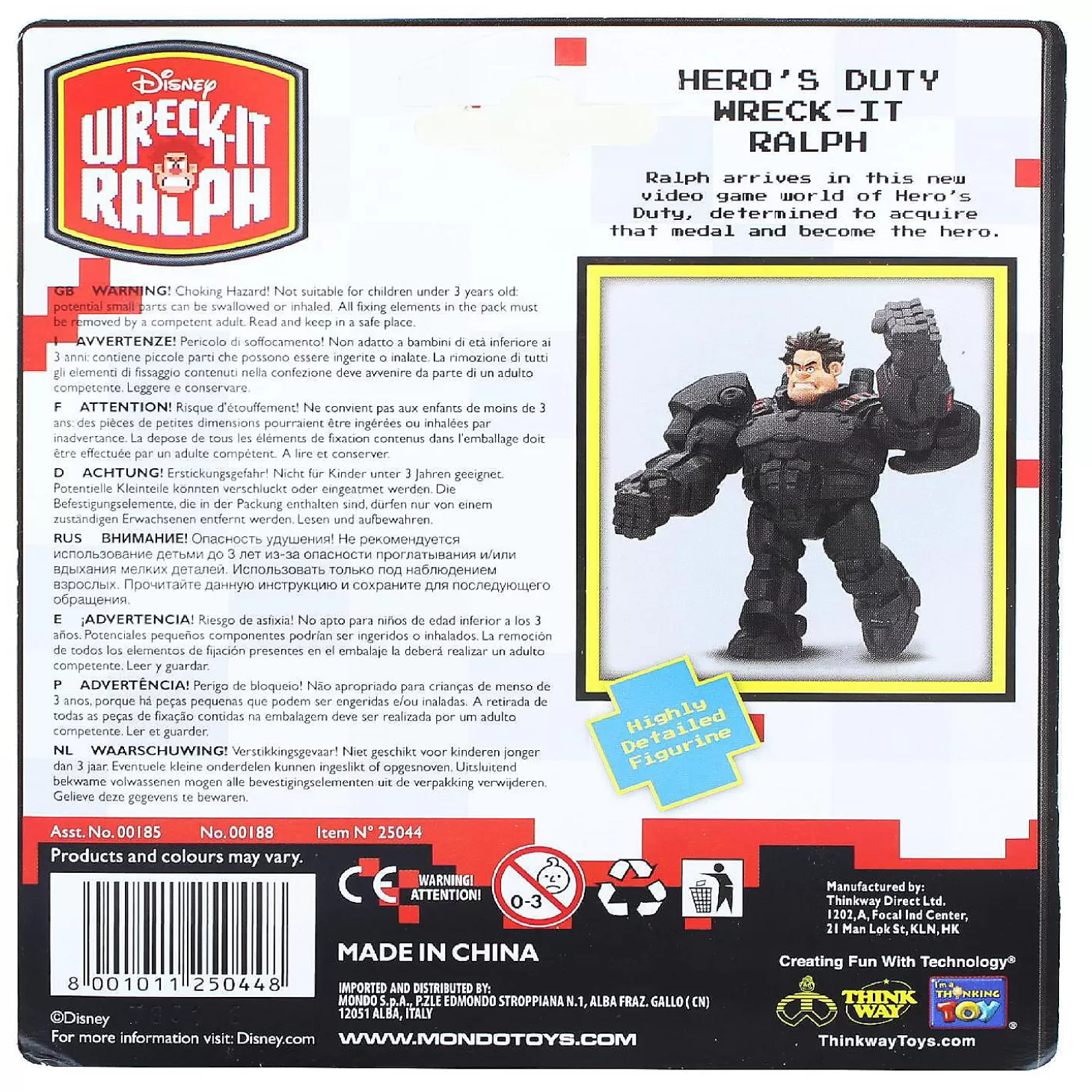 Oriental Trading Disney Wreck-It Ralph Heros Duty Wreck-It Ralph Action Figure* Character Toys