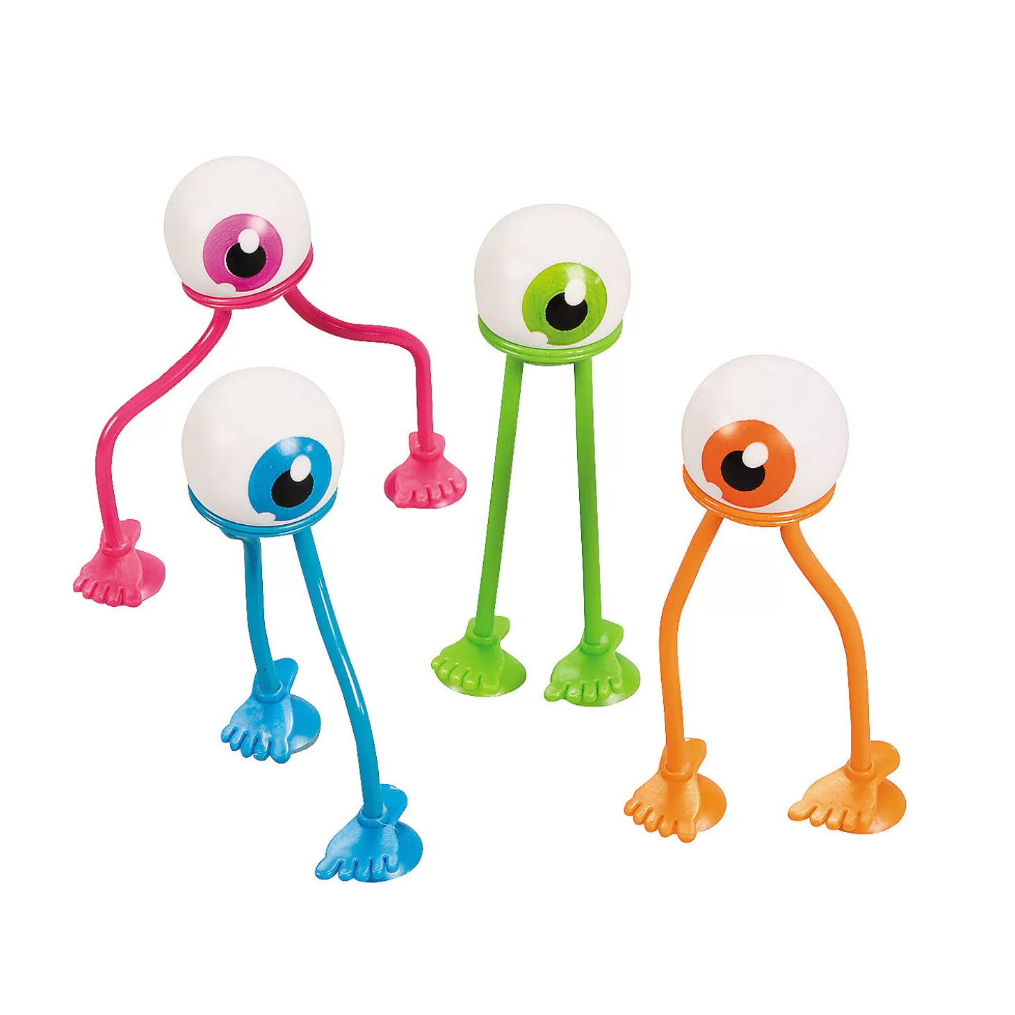 Oriental Trading Eyeballs With Suction Feet Bendables - 24 Pc.* Character Toys